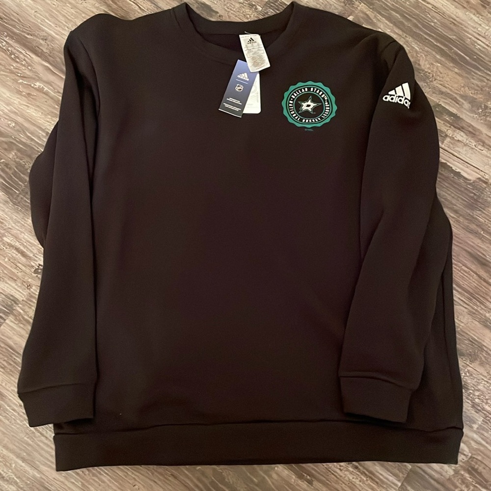 Dallas stars adidas brand sweatshirt new